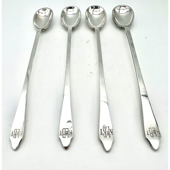 Tiffany & Co Other - Tiffany & Co Clinton Pattern Sterling Silver Iced Tea Spoons Set Of 4